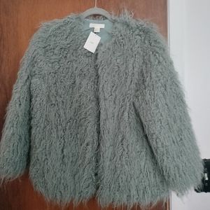 Faux fur coat
